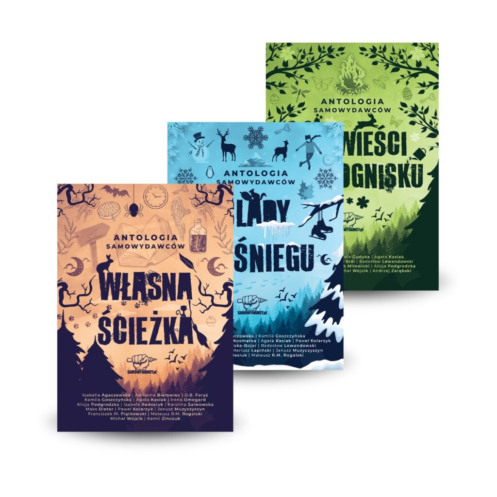 Pakiet Antologii Samowydawców - komplet 3 tomów
