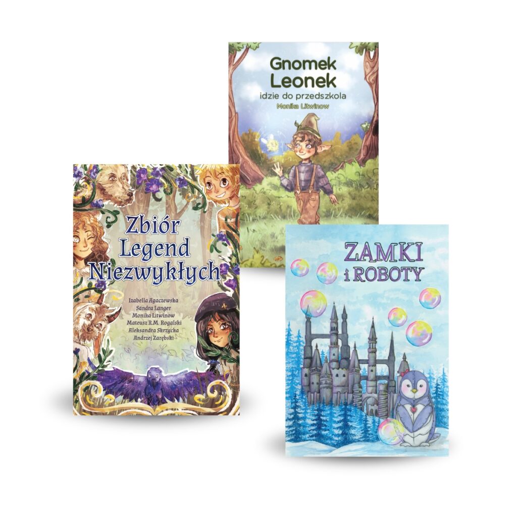 Pakiet Zbiór legend niezwykłych + Zamki i Roboty + Gnomek Leonek