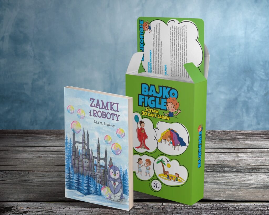 Zamki i Roboty + BAJKOFIGLE Bajkowe Karty Zabaw